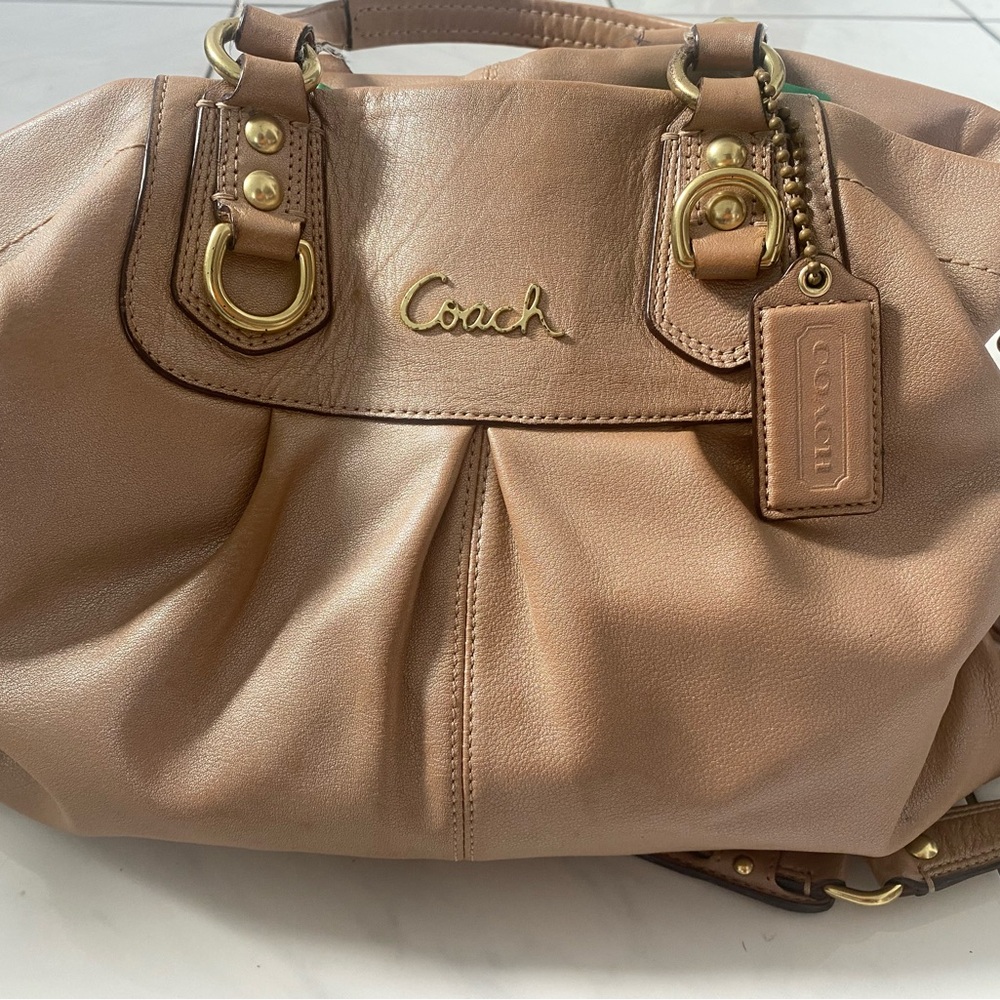 Coach Gold Handbag